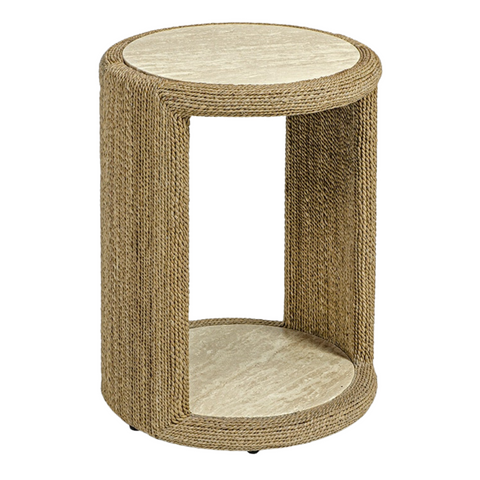 Venice Side Table, 17"D x 22.75" H