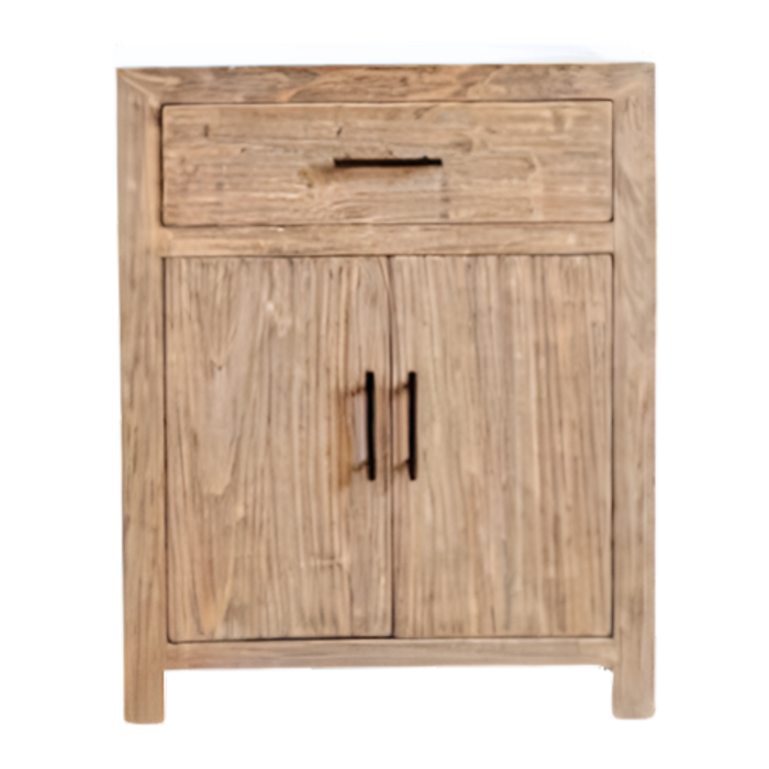 Reclaimed Elm Nightstand/ Sideboard, 28"L x 17"D x 34"H