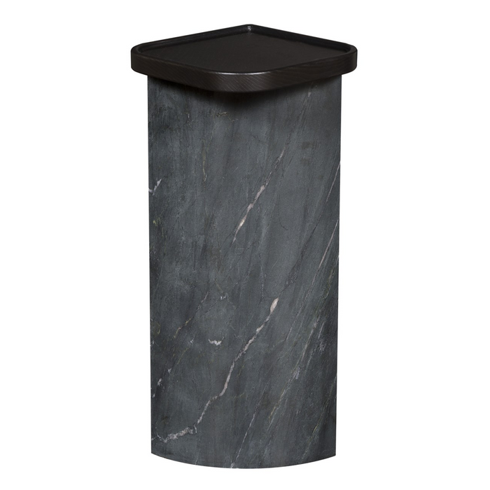 Sae Spot Table, Black Marble Base / Ink Top