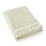 Beach Towel, Sage Stripe