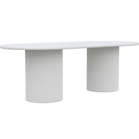 Palma 96" Dining Table, White