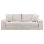 Lucca Two Seat Sofa, Jingo Twine Performance Fabric, 95"W