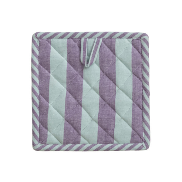 Woven Cotton Striped Pot Holder, 3 Colours, Sold Separately