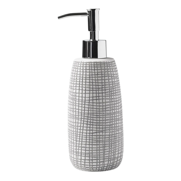 Raffia Lotion Dispenser, Porcelain / Unique