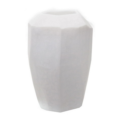 Cubistic Tall Vase, Opal