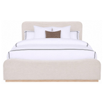 Essence King Bed - Kora Linen/Limewash Finish