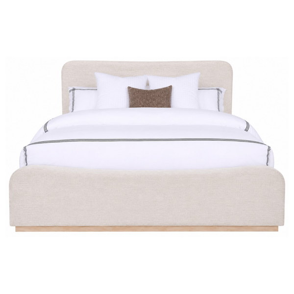 Essence King Bed - Kora Linen/Limewash Finish
