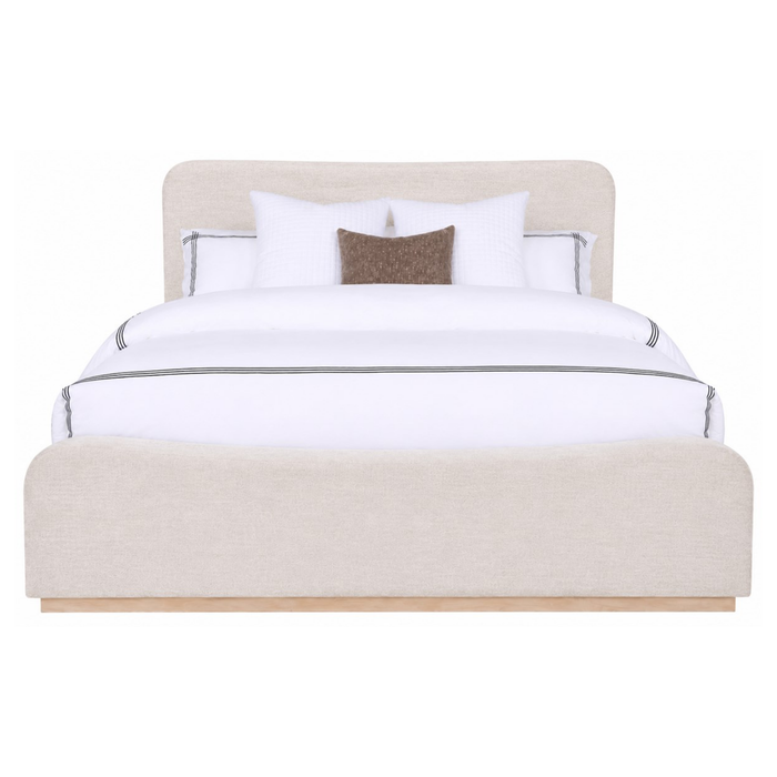 Essence King Bed - Kora Linen/Limewash Finish