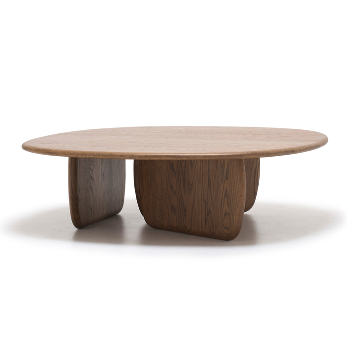 Eden Coffee Table, Latte 39.4"Dia × 13.8"H