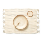 Panalito Placemat, Cream, Set of 4