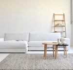 Tosta Leaning Shelf, Light Oak, 26.75" W × 17.25" D × 75.5" H