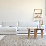 Tosta Leaning Shelf, Light Oak, 26.75" W × 17.25" D × 75.5" H