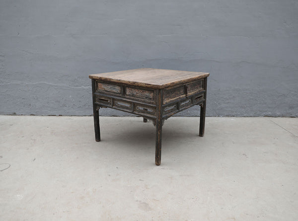 Reclaimed Sofa/End Table, 41"W x 41"D x 33"H