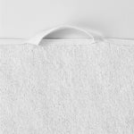 Cotton Terry 6 Piece Bath Set, White