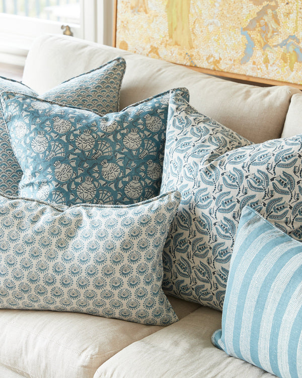 Atlas Mineral Linen Cushion, 14" x 22"