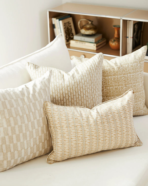 Anjuna Juniper Linen Cushion, 20" x 20"