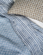 Menorca Tobacco Linen Cushion, 14" x 22"