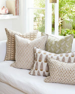 Ordu Petal Linen Cushion, 12" x 18"