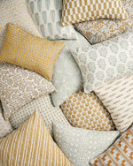 Palermo Celadon Linen Cushion, 20" X 20"