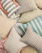 Hanko Saffron Linen Cushion, 22" x 22"