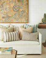 Lido Shell Linen Cushion, 22" x 22"
