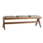 Luchesse Bench, Morel Leather