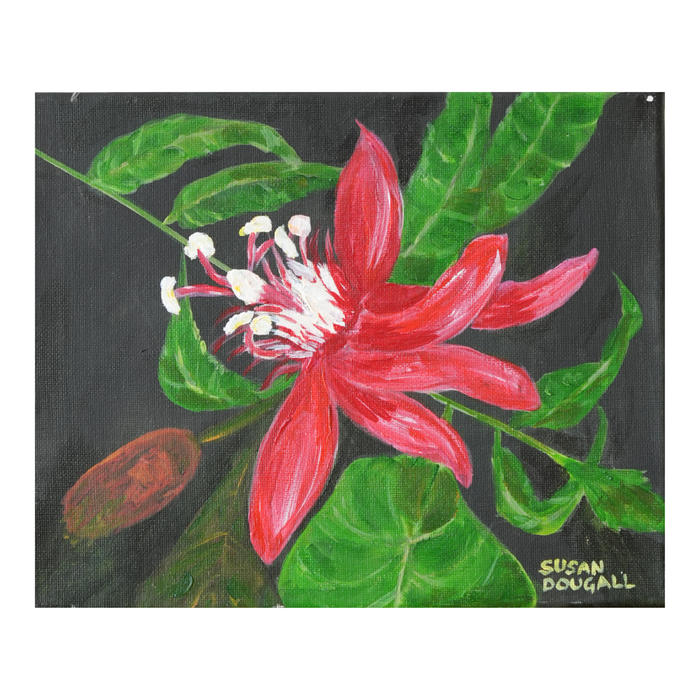 Flower Still Life I, Original Art, 10"W x 8"H