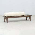 Katsura 60" Bench, Fawn/Alpine Boucle