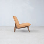Cantor Leather Lounge Chair, Fawn & Paloma Nectar