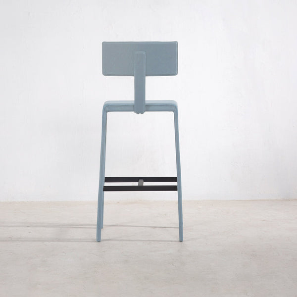 Cato Top Grain Leather Bar Stool, Dawn
