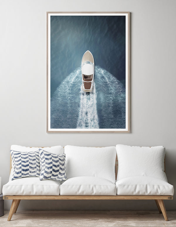 Speed Boat, 35.5" × 51.5"
