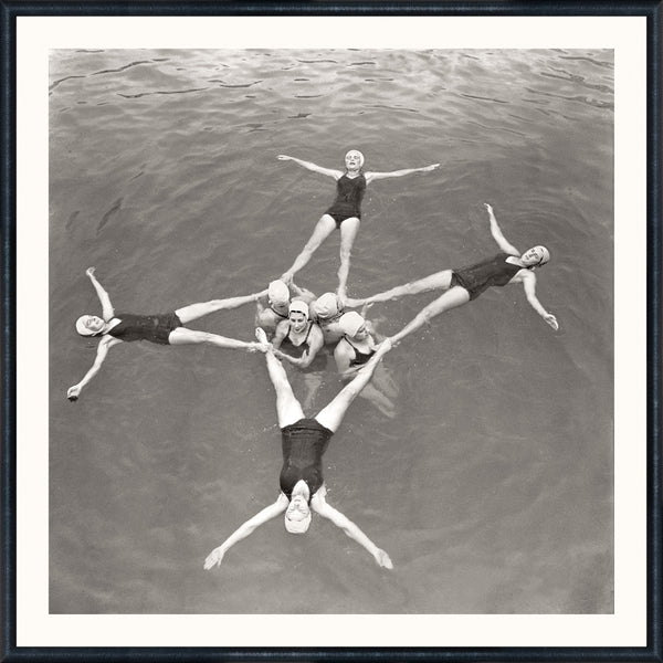 Nostalgia Collection - Water Ballet Star C.1941 - Mid, 18.75" × 18.75"