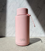 Ceramic Reusable Bottle 34oz, Blushed