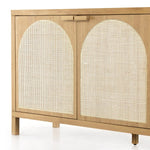 Allegra Sideboard, Honey Oak, 69"W x 18"W x 34"H