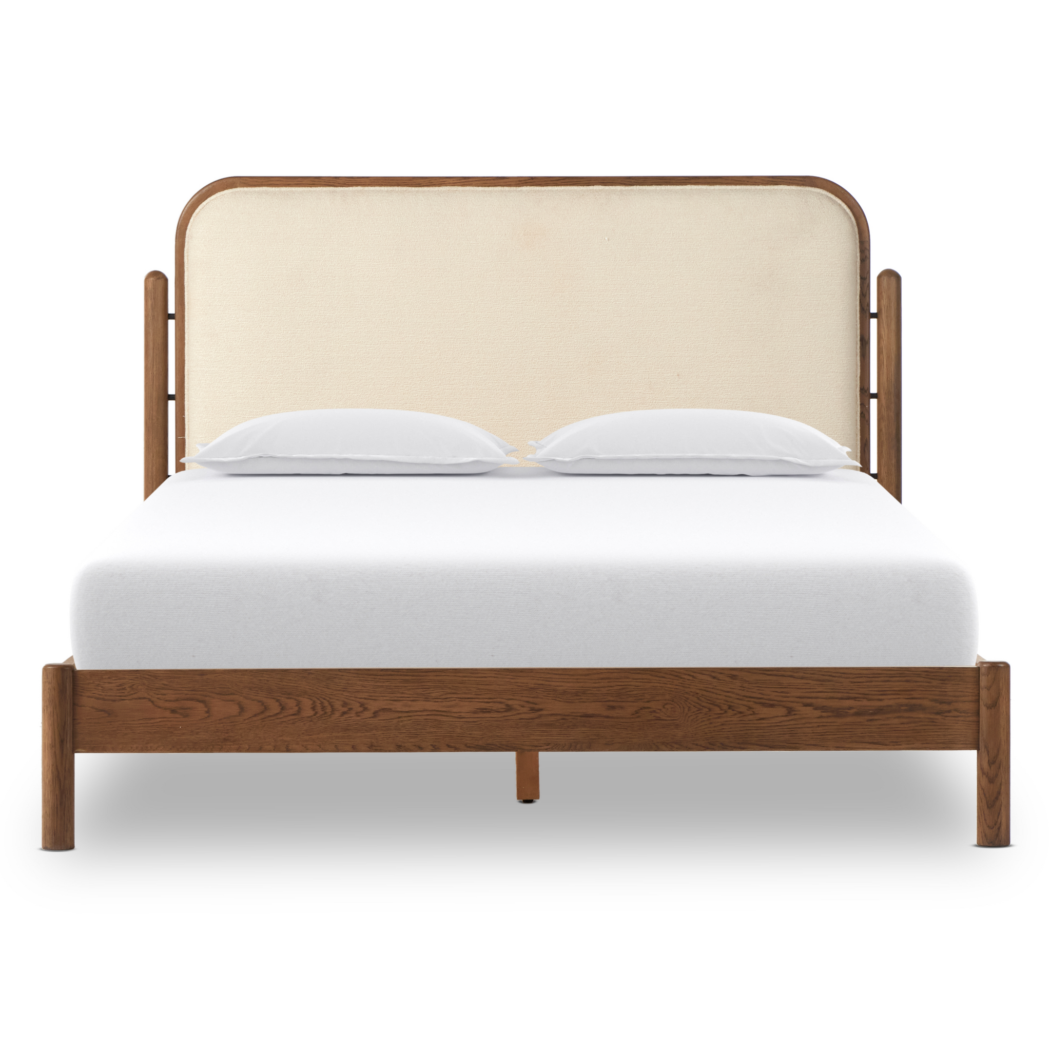 Caroline Bed, Smoked Oak, Queen