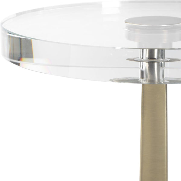 Groove Drinks Table, 10"Dia x 24"H