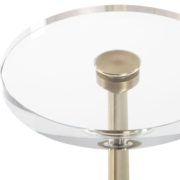 Groove Drinks Table, 10"Dia x 24"H
