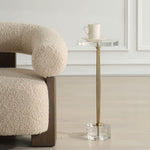 Groove Drinks Table, 10"Dia x 24"H