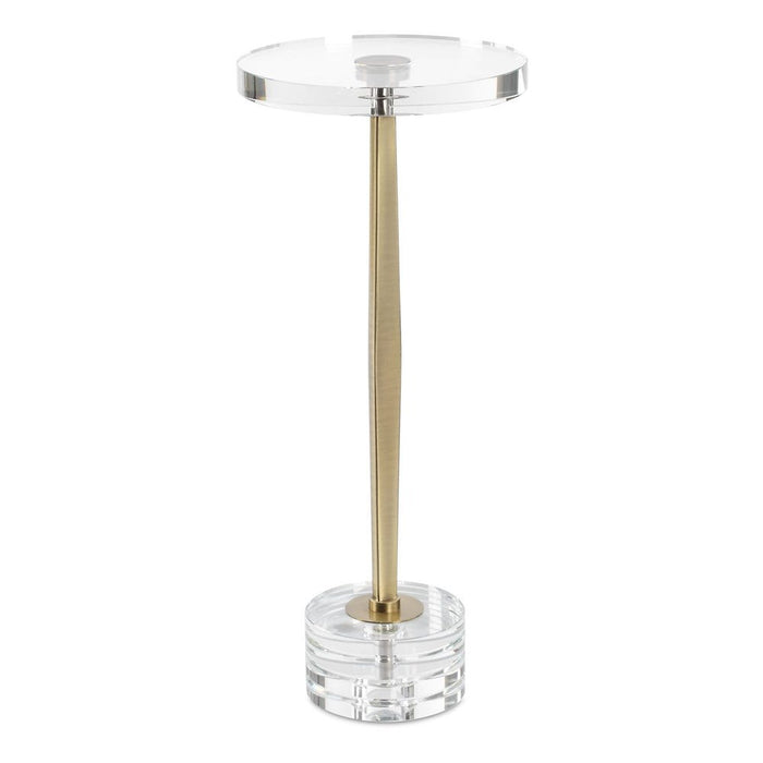 Groove Drinks Table, 10"Dia x 24"H