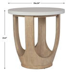 Tatli Side Table, 24"Dia.