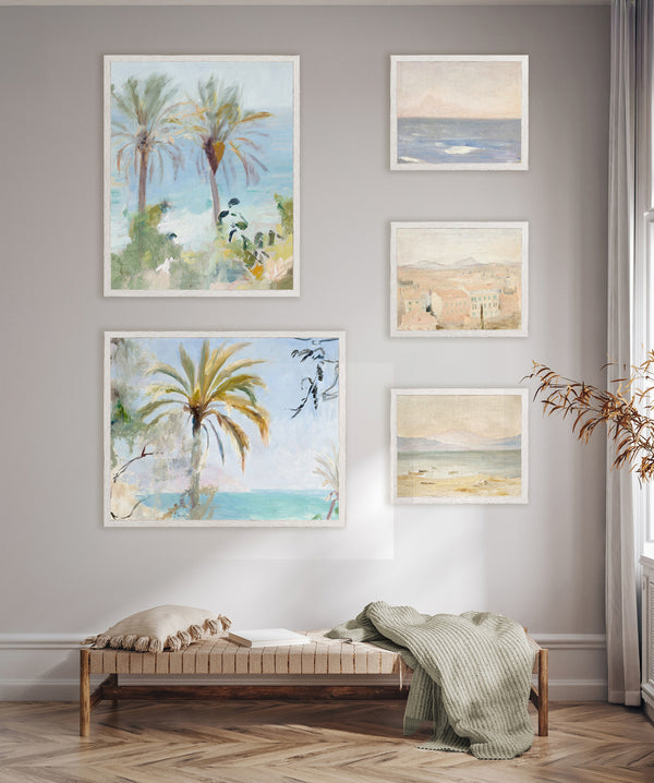 Raw Canvas Series: Palm Coast I, 21" x 17"