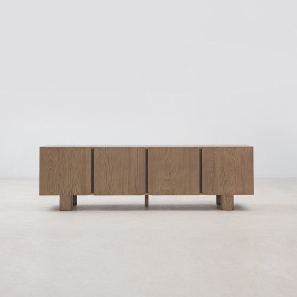 Mesa 80" Media Cabinet, Fawn