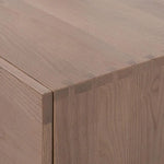Cantor 67" Media Cabinet, Fawn/Umber/Brass