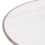 Skye large Coffee Table, White Marble, 42"W x 42"D x 16"H