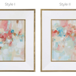 A Touch of Blush and Rosewood Fences Framed Prints, 2 Styles, 28"W x 34"H
