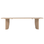 Cove 110" Outer Live Edge Table, Dove