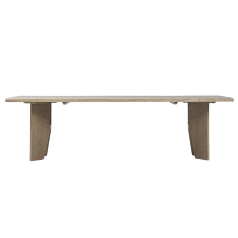 Cove 110" Outer Live Edge Table, Fawn