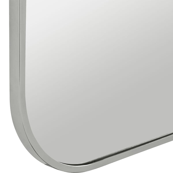 Taft Mirror - Polished Nickel, 21"W x 41"H x 1"D