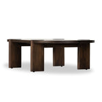 Aldridge Coffee Table, Brown, 67"W x 37.75"D x 17"H