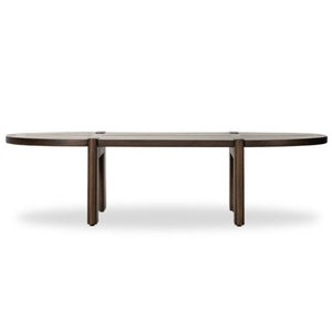 Aldridge Coffee Table, Brown, 67"W x 37.75"D x 17"H